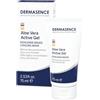 DERMASENCE Aloe Vera Active Gel 75 ml, Maschera rinfrescante all'Aloe Vera gel, Crema Aloe Vera antinfiammatoria, Gel crema corpo idratante per scottature e punture di insetti