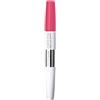 Maybelline New York Superstay 24Color Rossetto a Lunga Durata Doppio Gesto, Liquido Intenso e Balsamo per Fissare il Colore, 135 Perpetual Rose