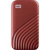 WD Western Digital My Passport 2 TB Rosso (WD My Passport SSD WDBAGF0020BRD - SSD -