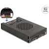 DeLOCK Rack mobile da 3.5 per 2 x M.2 NVMe SSD con connettore OcuLink SFF-8612 (