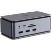 Lindy 43372 replicatore di porte e docking station per laptop USB4 Antracite