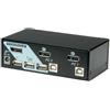 ROLINE Switch KVM ROLINE, 1 utente - 2 PC, DisplayPort, con hub USB