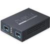 PLANET 2-Port 10G/2.5G/1G/100BASE-X convertitore multimediale di rete Nero (2-Po