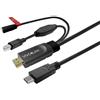 Vivolink Touchscreen Cable with - charger 7.5m Black - Warranty 144M