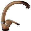 ambrosiana SEI1406CAN Rubinetto Miscelatore lavello Cucina/Lavanderia con Canna Alta Serie Sei in Ottone Color Terra di Francia con areatore a Risparmio idrico