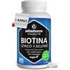 Vitamaze® Biotina Capelli 365 Compresse (1 Anno) Selenio E Zinco, Crescita Di Ca