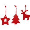 Decorazioni Natale in feltro personalizzabili Tucky personalizzate o neutre