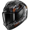 Shark CASCO INTEGRALE SHARK RIDILL 2 MOLOKAI KSO NERO ARANCIONE ARGENTO TAGLIA M