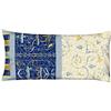 Bassetti OPLONTIS 9226995 - Federa per cuscino per biancheria da letto, 100% raso di cotone, colore blu v.9, dimensioni: 40 x 80 cm