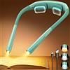 Glocusent Lampada da lettura ergonomica con batteria da 1600 mAh, 3 colori e 5 luminosità continua, pratico interruttore di blocco e timer - luce da lettura per lavori manuali (verde)