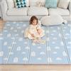 Tappeto Gioco Bambini Pieghevole 180x200 Cm - Reversibile, Impermeabile, Non Tossico (XPE Animali) - Foto 11