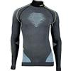 UYN Uyn Evolutyon Underwear, Maglia Intima Termica Uomo, grigio (Anthracite melange/Blue/Yellow Shiny), L/XL