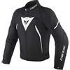 Dainese 173519094856 Avro D2 Tex Jacket Giacca Moto, Nero/Nero/Bianco, 56