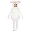 GUIRMA | Costume di Pecora Bambini (3-4 Anni) - Cappuccio, Pantaloni e Costume - Costumi di Animali per Natale, Capodanno, Halloween, Carnevale e Feste in Maschera - Unisex - Bianco