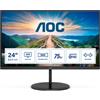 Aoc monitor 23,8 led ips qhd 16:9 4ms 250 cdm, dp/hdmi, multimediale