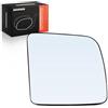 Frankberg Vetro per Specchio auto esterno Destra Lato passeggero Convesso Compatibile con Tourneo Connect Transit Connect P65 P70 P80 Replace# 4973826
