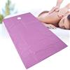 Brrnoo Lenzuolo da Massaggio per Spa, Copertura Protettiva per Lettino da Massaggio, Set di Lenzuola per Lettino da Massaggio in Microfibra, 2 Pezzi Riutilizzabili, Impermeabili, Resistenti All'olio,(Viola)