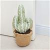 Marwood, fermaporta grazioso per casa e ufficio, zavorrato, per interni, in tessuto, a forma di cactus verde, imbottito, decorativo, per pavimento