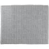 kela Tappetino da bagno antiscivolo55 x 65 cm LEANA, tappeto da bagno grigio, lavabile, 100% cotone, tappetino da bagno effetto intrecciato, grigio roccia