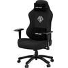 Anda Seat Phantom 3 Sedia Gaming Ergonomica Tessuto per Adulti - Poltrona Gaming Reclinabile con Supporto Lombare e Braccioli Regolabili - Gaming Chair Premium per Ufficio e Casa, Nero
