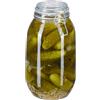 Relaxdays Barattolo per Alimenti, Contenitori in Vetro da 3 Litri, per Conserve, Coperchio Chiusura a Clip, Trasparente