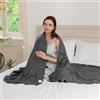 Good Nite Coperta Ponderata Benessere Antistress Coperta Pesante Sensoriale Rilassante per Adulti Coperta Ponderata Bambini Grigio 6kg 125x180cm