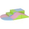 HOMCOM Modulo motricità bambini 6PCS percorso motricità bambini in schiuma EPE per bambini in età prescolare, multicolore | Aosom Italy