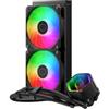 Cooler Master MasterLiquid 240 Core II Black ARGB CPU Liquid cooler Intel 1851/1700/1200 AMD AM5/AM4