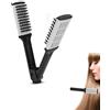 Agatige Pettine Lisciante Antistatico per Capelli a Doppia Faccia - Morsetto in Setola di Cinghiale - Spazzola e Strumenti per lo Styling per Capelli Lisci
