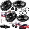 Pioneer - no hertz Altoparlanti Anteriori e Posteriori Pioneer + Adattatori per Alfa Romeo 159
