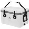 VEVOR Refrigeratore Portatile Isolante Rigido da 26 QT con Ritenzione del Ghiaccio, Maniglie Resistenti Portabicchieri, Refrigeratore Portatile Isolato per Picnic Campeggio Viaggio Feste