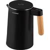 CONCEPT Hausgeräte RK3301 - Bollitore elettrico in acciaio INOX, 1,5 l, colore: Nero