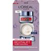 L'Oreal Paris L'Oréal Paris Set per la cura del viso, anti-invecchiamento ialuronico, cura diurna e notte contro le rughe, con acido ialuronico micro filler, Revitalift Filler, 2 x 50 ml