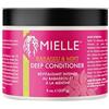 Mielle Organics Mielle Babassu & Mint - Balsamo profondo con proteine, trattamento idratante e condizionante, riparazione idratante per capelli secchi, danneggiati e crespi, 227 ml (confezione da 1)