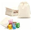 Intckwan 12 Sacchetti di Cotone 15x20cm con Cordino, Sacchetti Vuoti da Riempire per Calendario dell'Avvento, Lavanda, Decorazioni Fai Da Te, Confezione Regalo & Bomboniere Nuziali