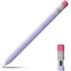 FINTIE Custodia in Silicone Compatibile con Apple Pencil (USB-C), Leggero Protettivo Cover Case Antiscivolo Pencil Holder, Supporta Attacca Magnetico, Viola