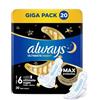 Always Assorbenti igienici Ultimate Night (taglia 6) Ala 14 pezzi