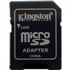 Kingston Technology - Mini scheda di memoria micro SD originale da 16 GB/32 GB/64 GB/128 GB, per tablet, cellulare, colore nero (solo adattatore)