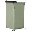 LOVIVER Tenda per Doccia Laterale Veicolare, Area Spogliatoio, Privacy Esterna, Servizio Igienico per Campeggio, Verde Scuro