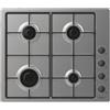 Candy Idea CHW6LBX Acciaio inox Da incasso 56 cm Gas 4 Fornello(i)