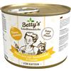 Betty's Landhausküche Pollo con Olio di Borragine Umido per Gatti - 200 g, Singola