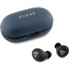 CG Mobile Guess Cuffie Bluetooth TWS + Grained Classic Logo Blu