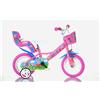 Peppa Pig Bicicletta peppa pig 12" per bambini - telaio in acciaio, ruote eva, freno caliper