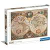 CLEMENTONI - 31229 - PUZZLE 1000 HQC OLD MAP 70 X 50 CM