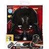 Star Wars Maschera elettronica darth vader star wars con effetti sonori e frasi, per bambini, accessorio costume con cinghia regolabile, dai 5 anni