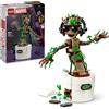 Lego, LEGO SUPER HEROES, MARVEL Lego Marvel 76297 Groot Ballerino, Personaggio Giocattolo Con Funzione Danzante, Giochi Animati Bambini 7+ Fan Degli Avengers