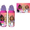 Barbie Borraccia alluminio 550 ml con beccuccio - barbie assortita - modello sport