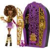 Monster high - clawdeen wolf i misteri di hauntlywood, bambola con abiti, guardaroba e 19 accessori glamour a sorpresa
