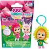 CRY BABIES MAGIC TEARS Portachiavi, 1 portachiavi a sorpresa con figura di Cry Babies (7 cm) e moschettone rimovibile - Accessorio per ragazze e ragazzi dai 3 anni in su - Modelli casuali, la confezione può variare
