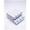 KISENE' Set 2 Strofinacci Disegnoterry Check BLU / . - BLU